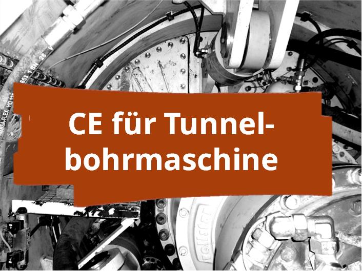 CE-Kennzeichnung und Konformitätserklärung für Tunnelbohrmaschine